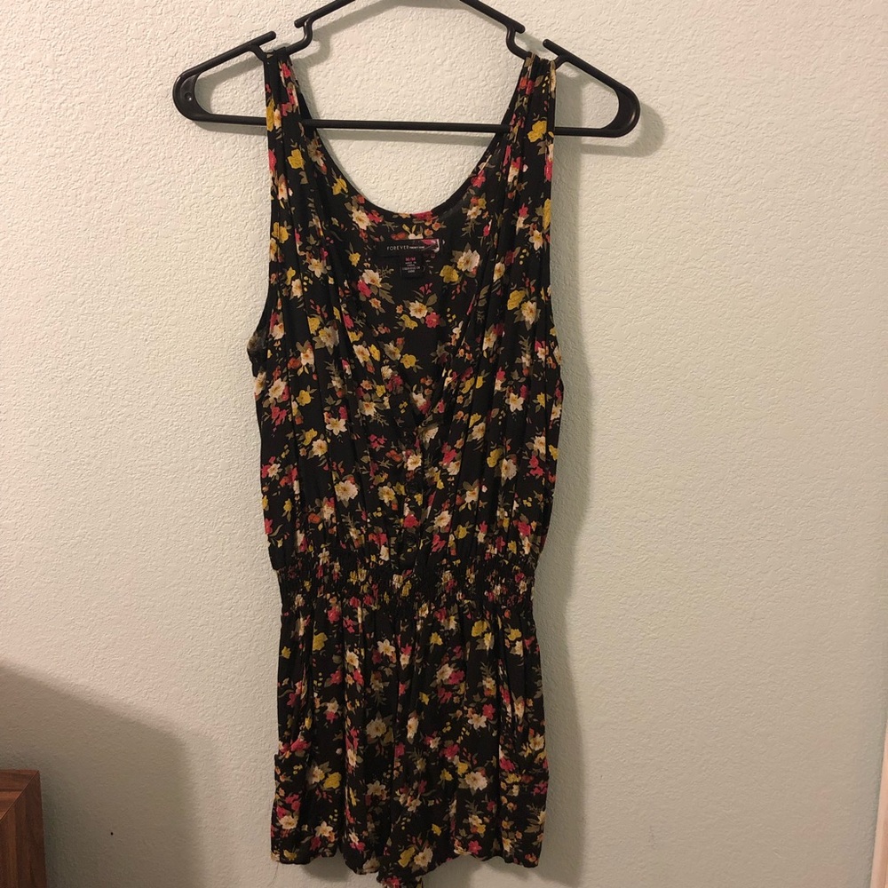 Forever 21 Floral Romper